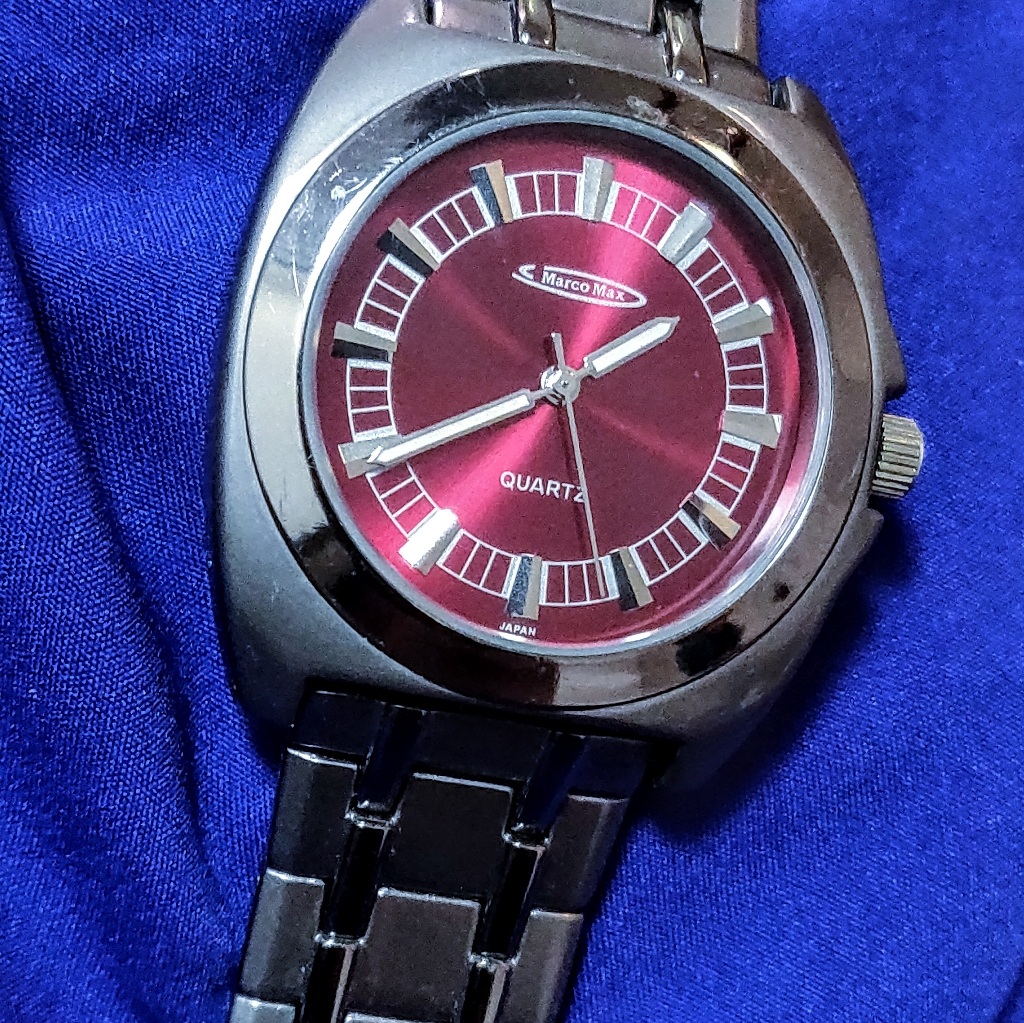 Macro Max Mens Watch Red Dial